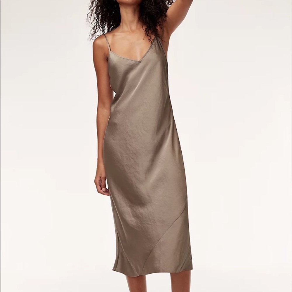 ARITZIA WILFRED MIDI SLIP DRESS